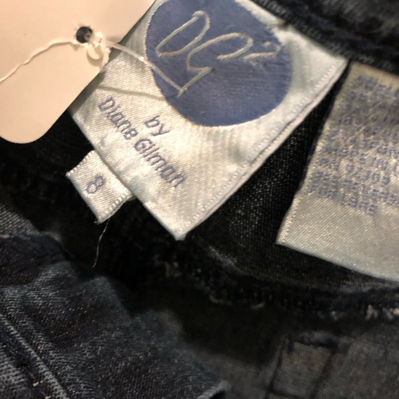 Diane Gilman Painted Jeans size 8 NWT - Picture 5 of 8